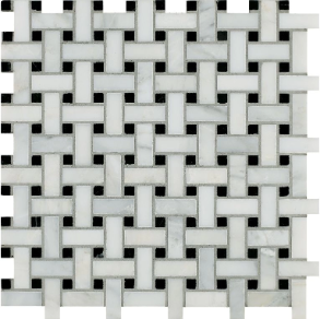 Manhattan Basketweave - marble tile